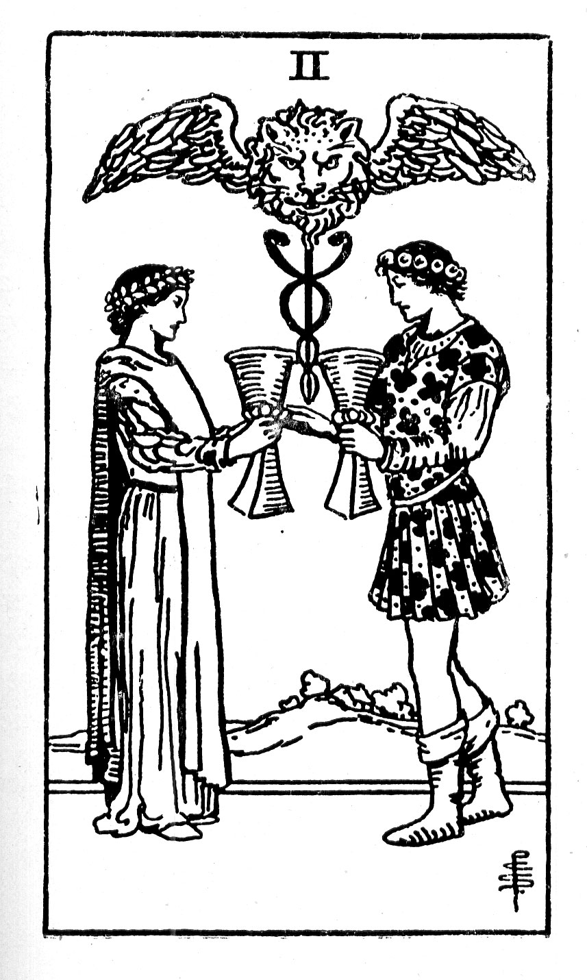 Rider Waite Deck - Two of Cups