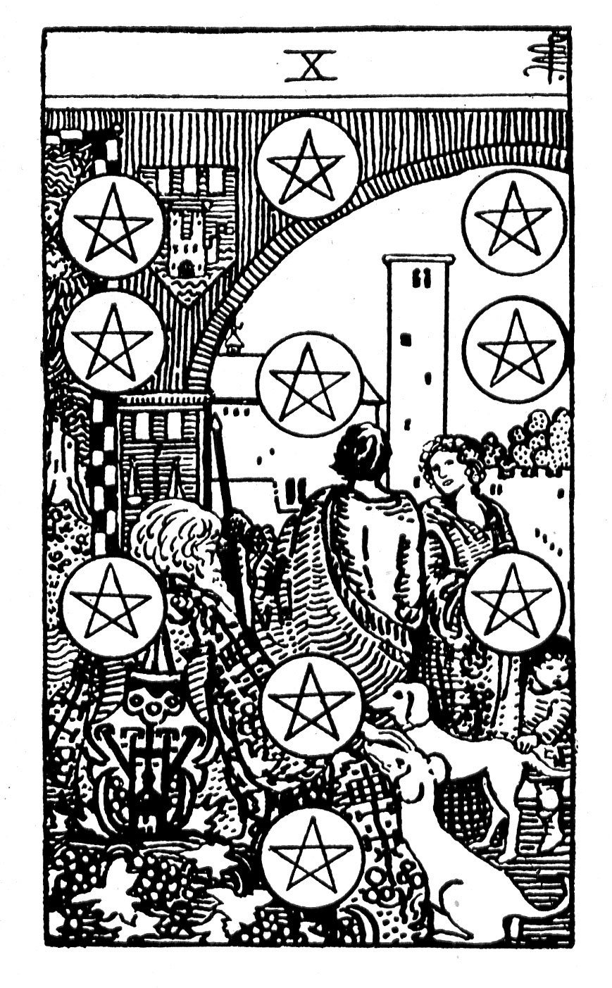 Rider Waite Deck - Ten of Pentacles