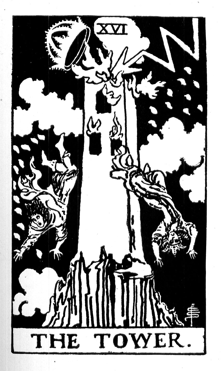 Rider Waite Deck - The Tower